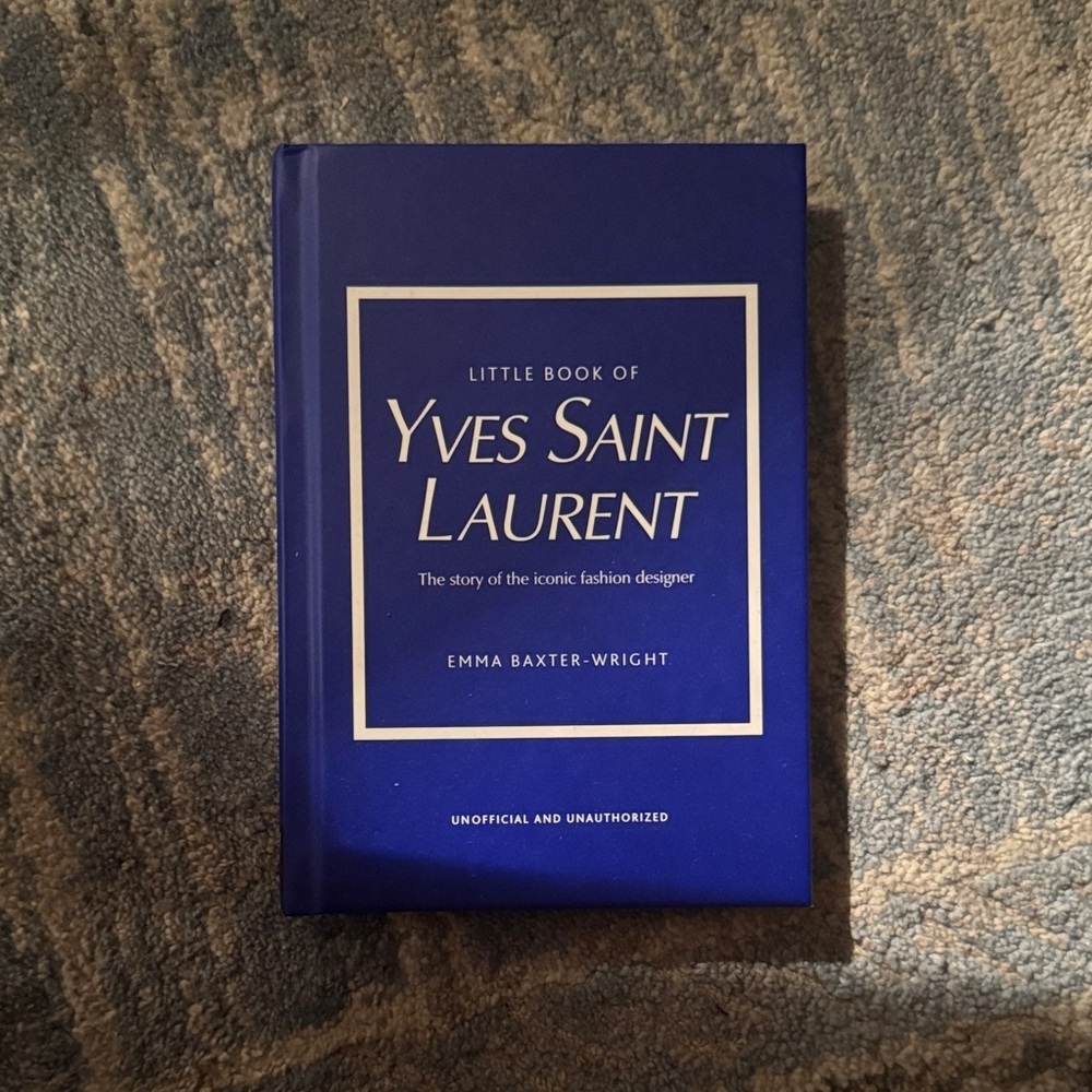 Yves Saint Laurent Blue Book